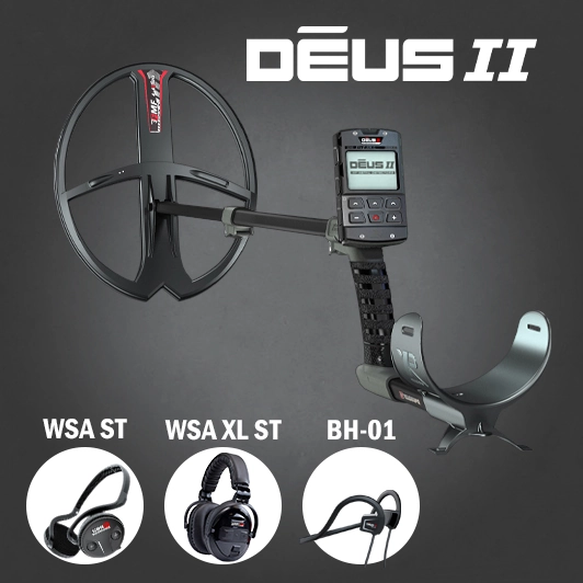 XP DEUS 2 RC - 34x28FMF - Casque au choix
