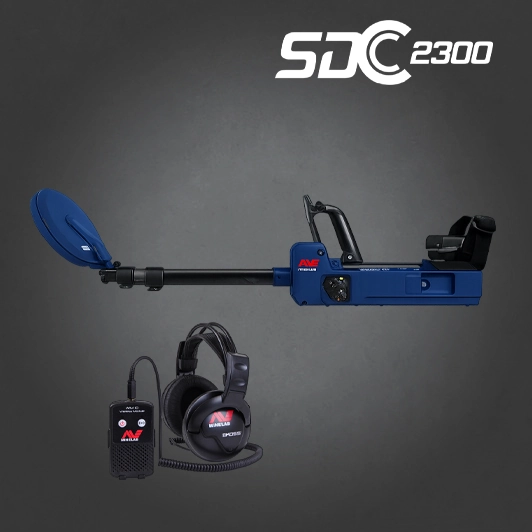 Détecteur Minelab SDC 2300 - Pack Casque Sans Fil